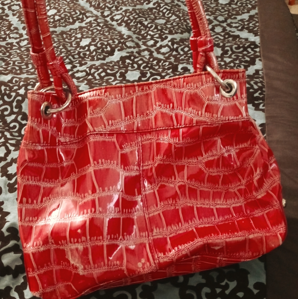 Red Sagharbor Brand Handbag